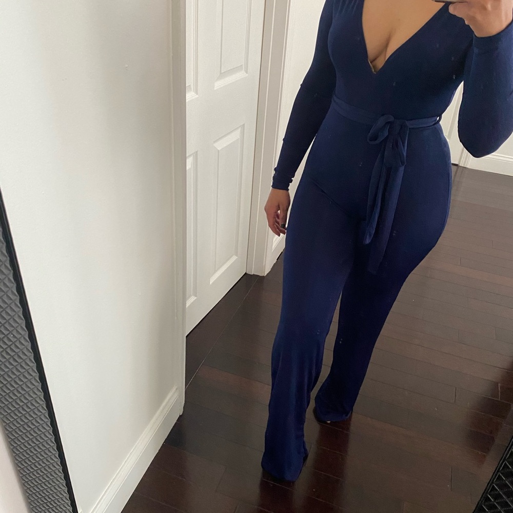 Navy Blue Jumpsuit